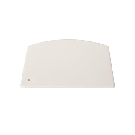Crestware Plastic Bowl Scraper, 5-3/4", White