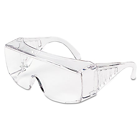 MCR™ Safety Yukon® Uncoated Protective Eyewear, Clear Frame, Clear Lens, X-Large