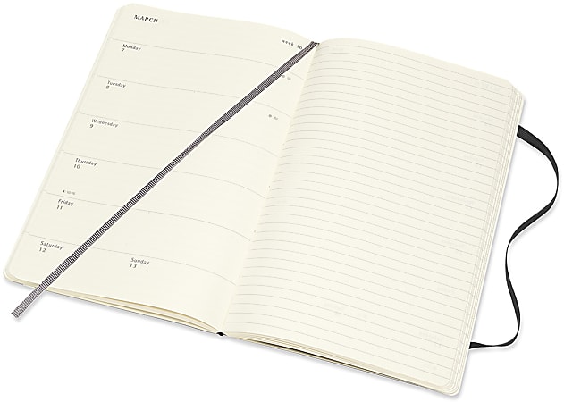 Moleskine 18 Months 2021 to 2022 Weekly Notebook Diary Planner Large Soft 