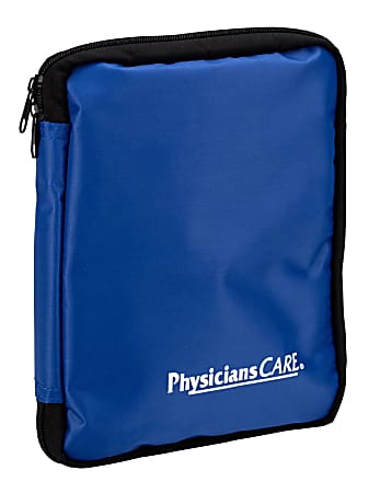 PhysiciansCare Soft Sided First Aid Kit Blue 195 Pieces