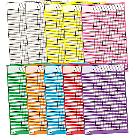 Creative Teaching Press® Incentive Chart Variety Pack, Small Vertical Incentive