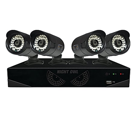 Night Owl AHD7-841 8-Channel Surveillance System With 4 High-Resolution Cameras