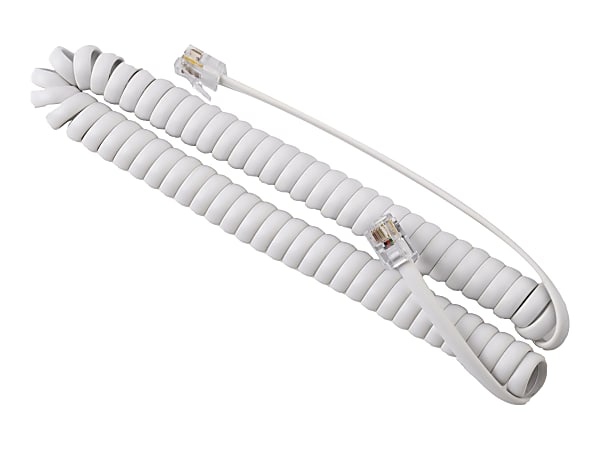 Cisco Spare Handset Cord for Cisco IP Phone 8800, DX600 Series, White - Phone Cable for Phone - White