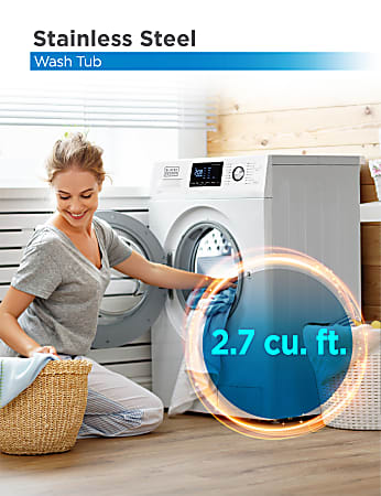 Black and decker on sale washer and dryer