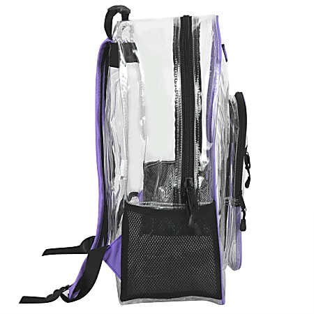 Trailmaker Clear Backpack, Purple