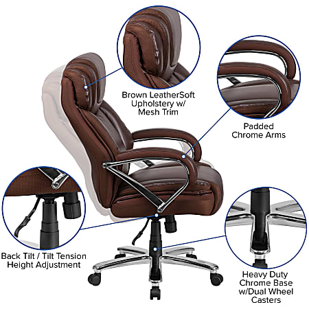 Officemax big best sale and tall chair
