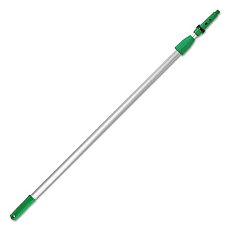 Unger® Opti-Loc Telescoping Aluminum Extension Pole, 48", Green/Silver