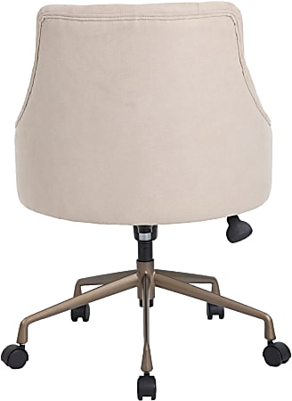Beige Fabric High Back Conference Room Chair 27 x 30 x 40/43 : B696DW-BG  by Boss Office Products