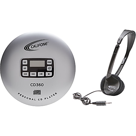 Califone Personal Cd Player W/ Headphone - CD-DA, MP3, WMA