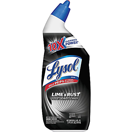 Lysol Lime/Rust Bowl Cleaner - Liquid - 0.19 gal (24 fl oz) - Bottle - 12 / Carton