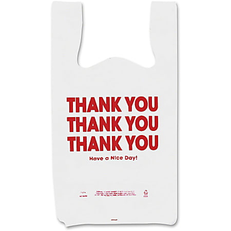 COSCO Thank You Plastic Bags - 11" Width