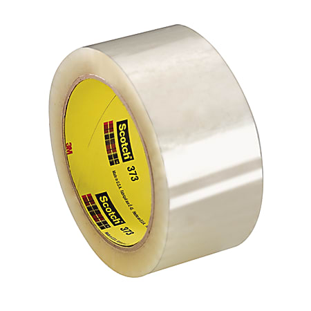3M® 373 Carton Sealing Tape, 2" x 110 Yd., Clear, Case Of 36