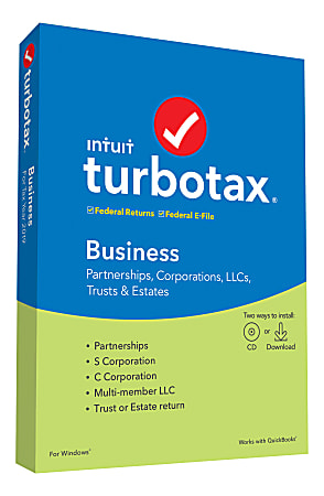 Intuit® TurboTax® 2019, Business Federal Efile, For PC