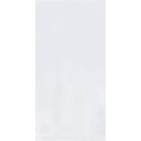 Partners Brand Flat 1 Mil Poly Bags, 8" x 10", Clear, 1000 Bags