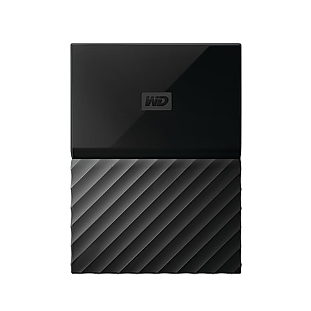 WD My Passport™ Portable External Hard Drive, 2TB, USB 2.0/3.0, WDBYFT0020BBK-WESN, Black