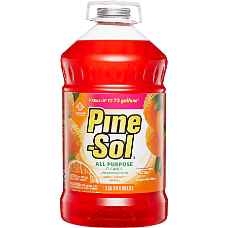 Pine-Sol® Orange Energy® Cleaner, 144 Oz Bottle, Box