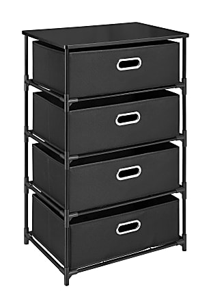 Ameriwood™ Home End Table Storage Unit, Extra Large Size, Black