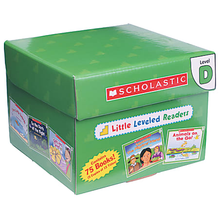 Scholastic® Little Leveled Readers Book: Level D Box Set, Grades K-2, Pack Of 75 Books