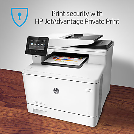 HP LaserJet Pro M477fdw Wireless Color Laser All In One Printer ...