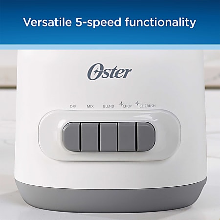 Oster 5 Speed 700W Blender White - Office Depot