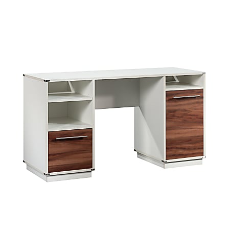Sauder® Vista Key 56”W Double-Pedestal Executive Computer Desk,