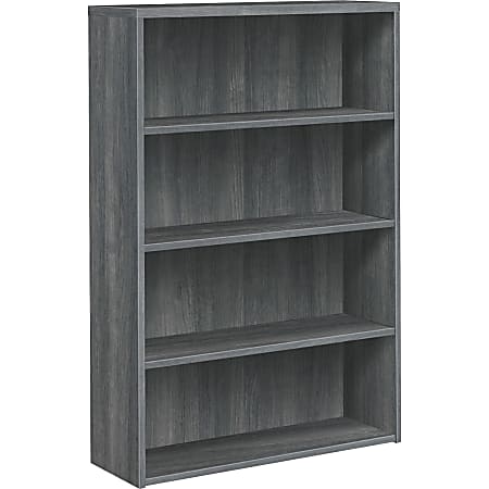 HON® 10500 58"H 4-Shelf Bookcase, Sterling Ash