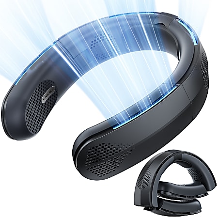 TORRAS COOLiTE Foldable 4 Speed Portable Neck Fan with 4000 mAh
