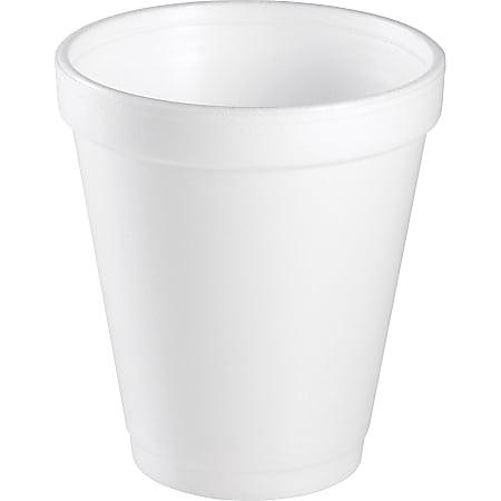 Dart® Insulated Foam Drinking Cups, White, 8 Oz,
