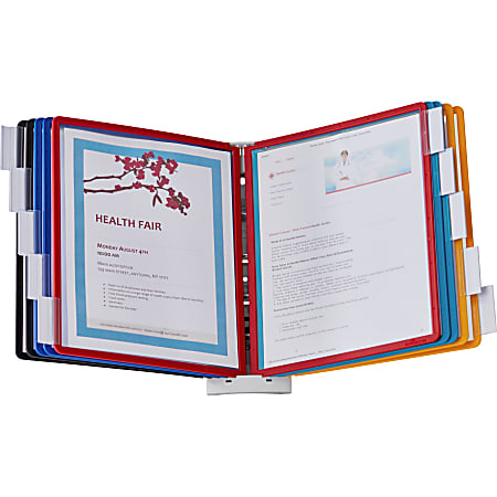 Sherpa® 10-Panel Wall Reference System, Assorted Colors