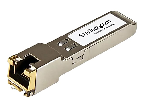 StarTech.com Arista Networks SFP-1G-T Compatible SFP Module - 1000BASE-T - 1GE Gigabit Ethernet SFP to RJ45 Cat6/Cat5e Transceiver - ARSFP1GTST