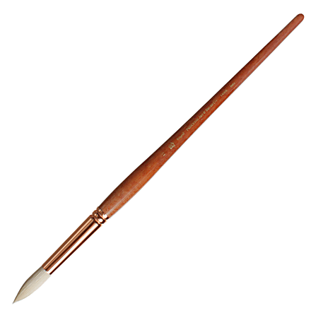 Princeton Refine Series 5400 Natural Bristle Paint Brush, Size 12, Round Bristle, Natural, Brown