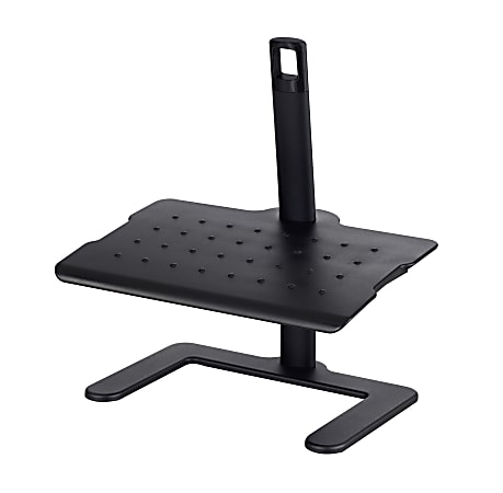 Kantek Premium Ergonomic Footrest 4 H x 18 W x 13 D Black - Office Depot