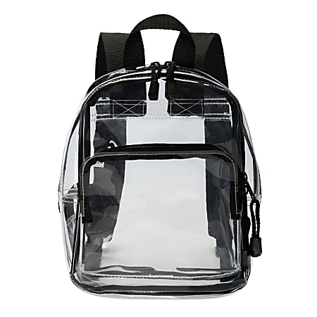 Office Depot® Brand Clear Laptop Backpack, Stadium