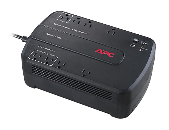 APC® Back-UPS® ES 700VA Battery Backup, Broadband, 700VA/330 Watt, 8 Outlets