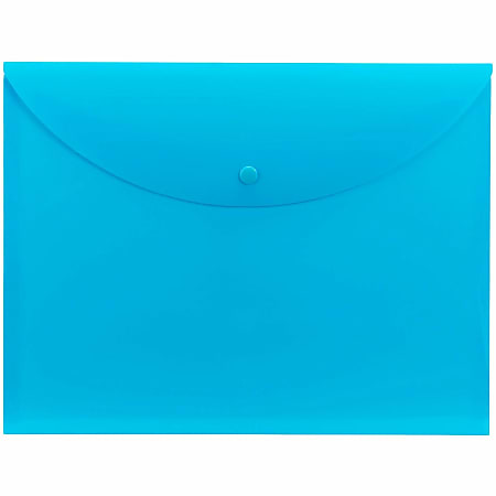 Smead Letter Filing Envelope - 8 1/2" x 11" - Teal - 10 / Box