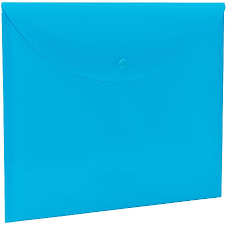 Smead Letter File Wallet - 8 1/2 x 11 - Teal - 10 / Box