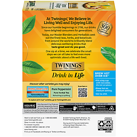 Lemon ginger tea k cups online
