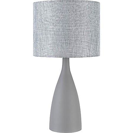 Lorell Executive 22" LED Table Lamp, Gray