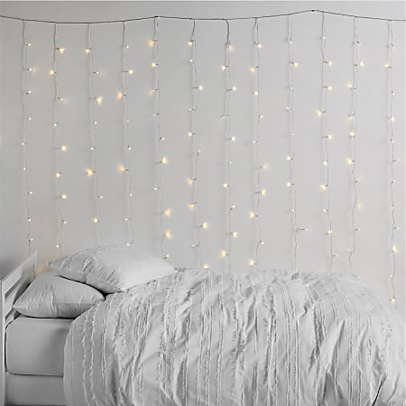 Dormify Curtain String Lights, White/Warm White