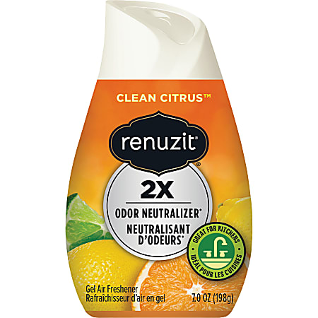 Renuzit Adjustable Odor Killer Cone, Citrus Orchard, 7 Oz, Orange