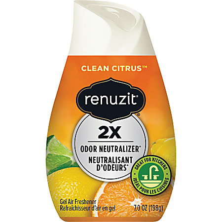 Renuzit Adjustable Odor Killer Cone, Citrus Orchard, 7 Oz, Orange