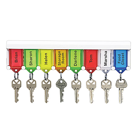PM Company Key Tag Wall Rack - Office Depot
