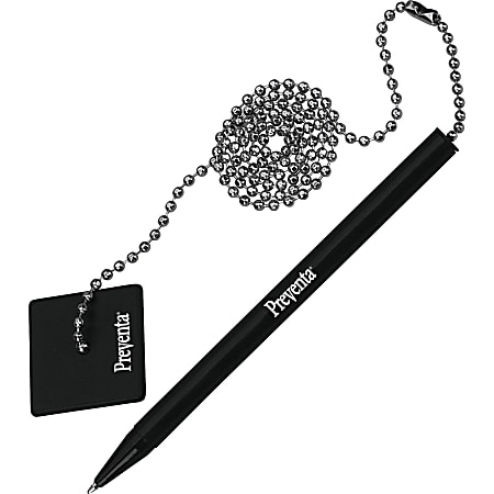 PM Preventa Standard Counter Pen, Black Barrel, Black Ink