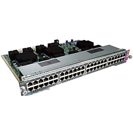 Cisco WS-X4748-RJ45V+E Line Card - 48 x RJ-45 10/100/1000Base-T LAN100