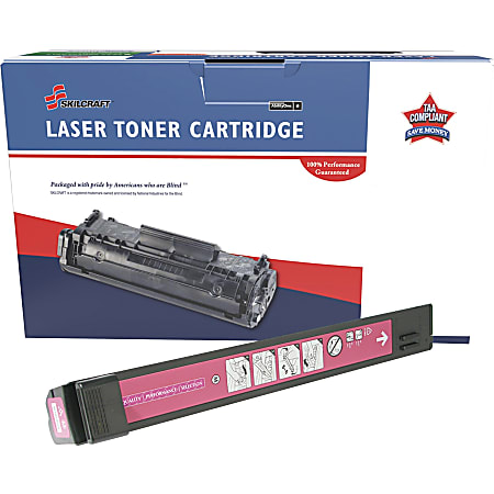 SKILCRAFT Remanufactured Standard Yield Laser Toner Cartridge - Alternative for HP 824A - Magenta - 1 Each - 21000 Pages