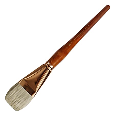 Princeton Refine Series 5400 Natural Bristle Paint Brush, Size 24, Flat Bristle, Natural, Brown