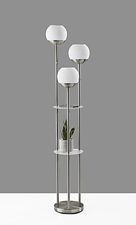 White shelf 2025 lamp