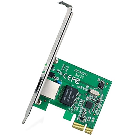 TP-LINK TG-3468 10/100/1000Mbps Gigabit PCI Express Network Adapter - PCI Express x1 - 1 Port(s) - 1 x Network (RJ-45)
