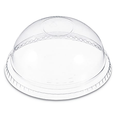 Dart® Plastic Dome Lids, For 6 - 22 Oz Cups, Clear, Carton Of 1,000 Lids