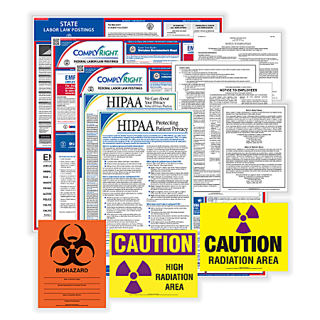 ComplyRight™ Healthcare Federal (Bilingual) And State (English) Labor Law 1-Year Poster Service, Washington D.C.